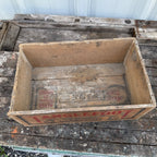 Vintage Tanglefoot Fly Paper Box Antique Wood Wooden Box Crate
