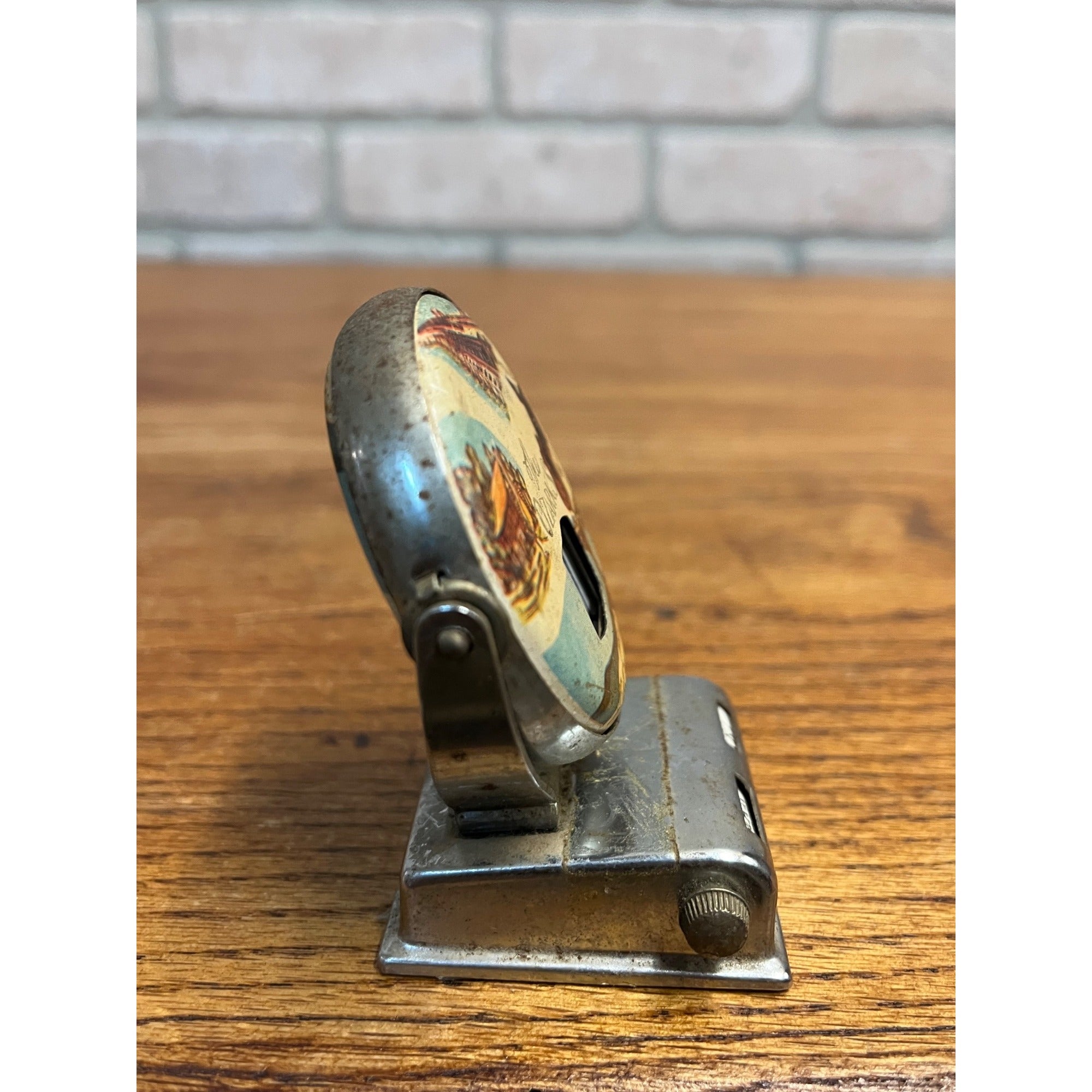 Vintage Perpetual Flip Mechanical Desktop Calendar Metal The Ozarks