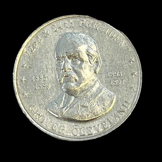 Vintage 1968 Grover Cleveland Shell's Mr President Coin Game Token Gas Station