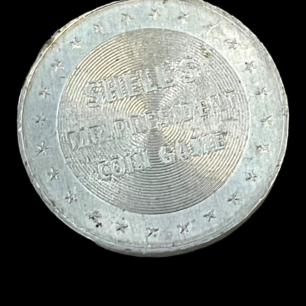Vintage 1968 Grover Cleveland Shell's Mr President Coin Game Token Gas Station
