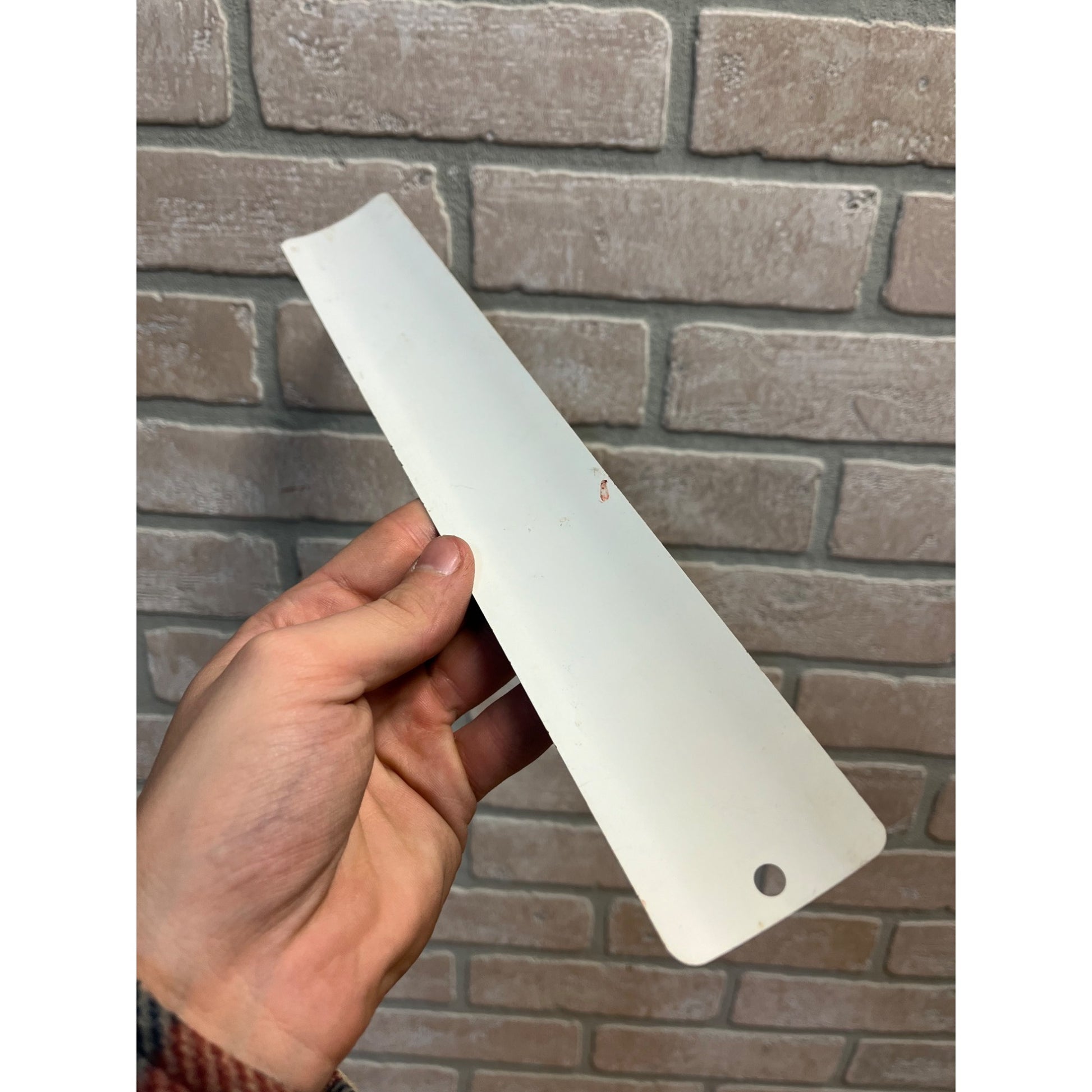 Vintage Mitchell Farms Crib Bin Filler Farm Advertising Tin Ruler 12" Windfall IN