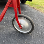 1930s Metal and Wood Children's Scooter Toy Red Restored