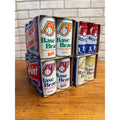 (4) Vintage Point Beer 6-Pack Case Carriers w/ AF Basebrau Flat Cans Stevens Point WI
