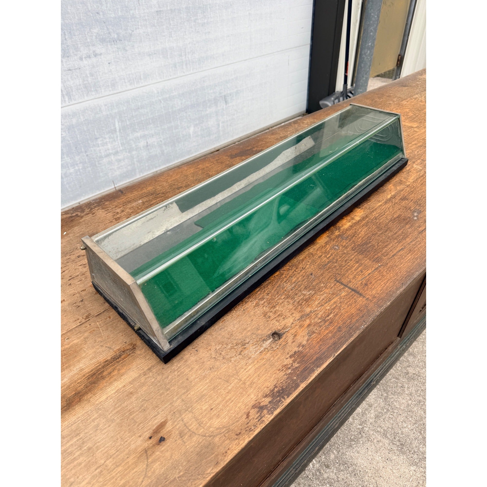 Vintage Glass Countertop Retail Store Display Case