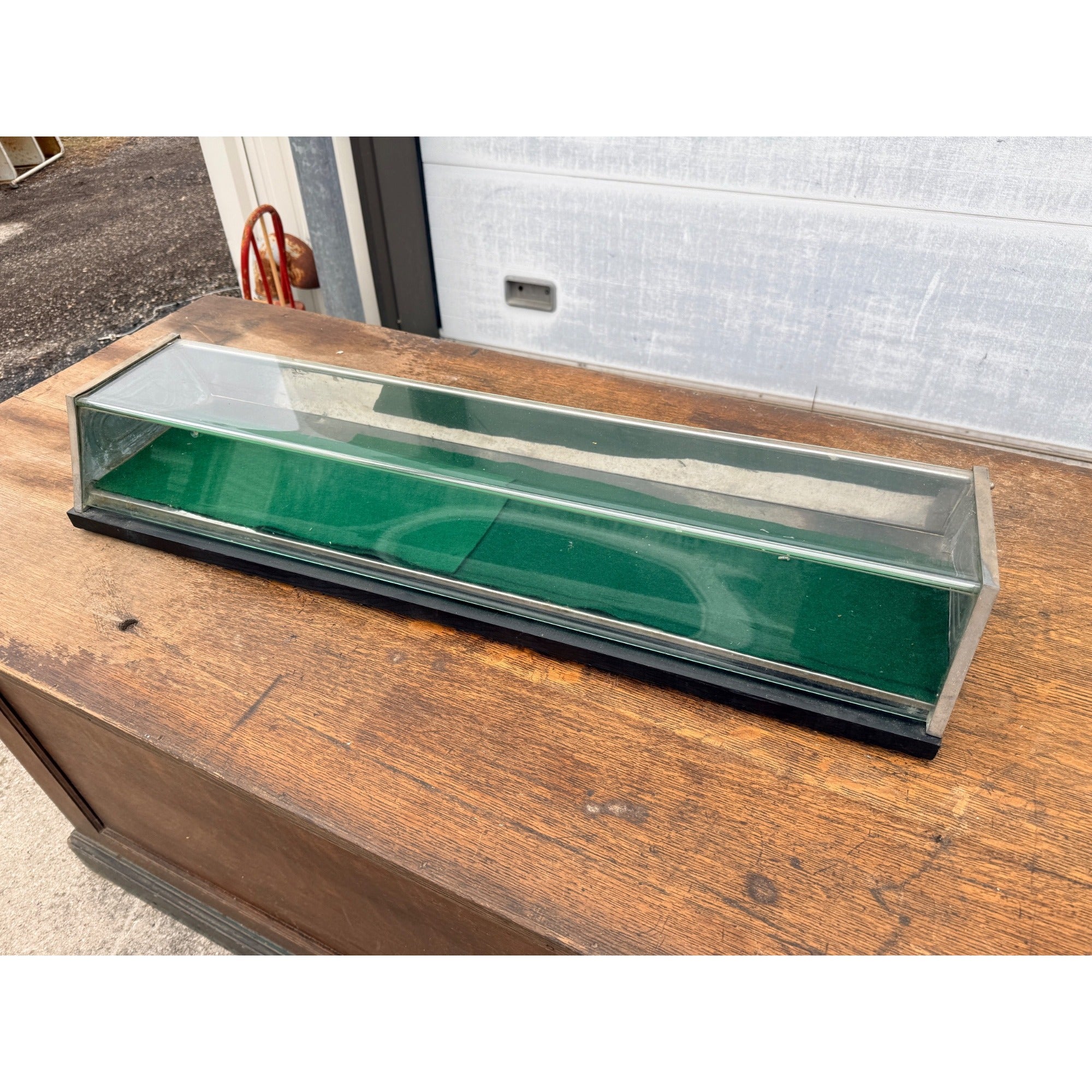 Vintage Glass Countertop Retail Store Display Case