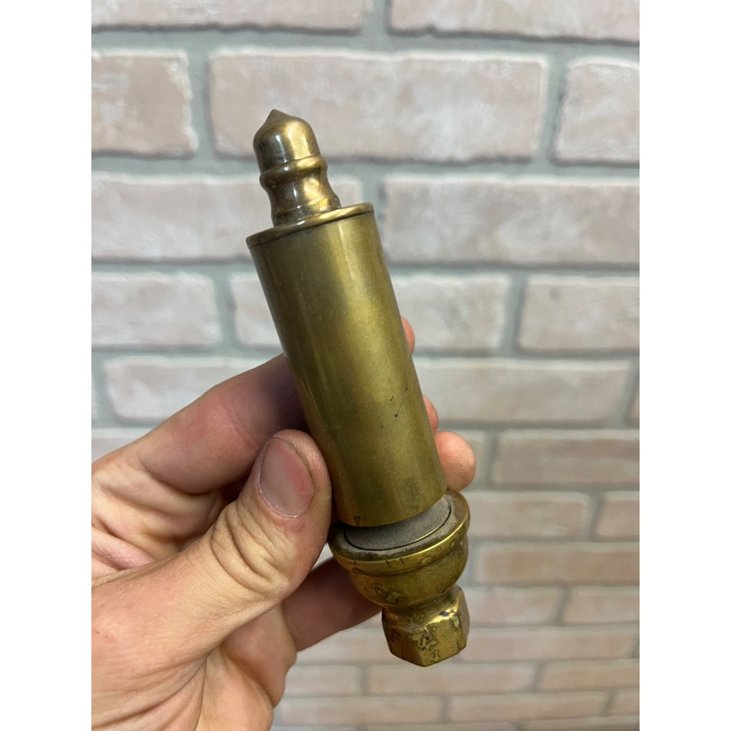 Antique Small Brass Steam Whistle Train Whistle Steam Engine Whistle 4.5"