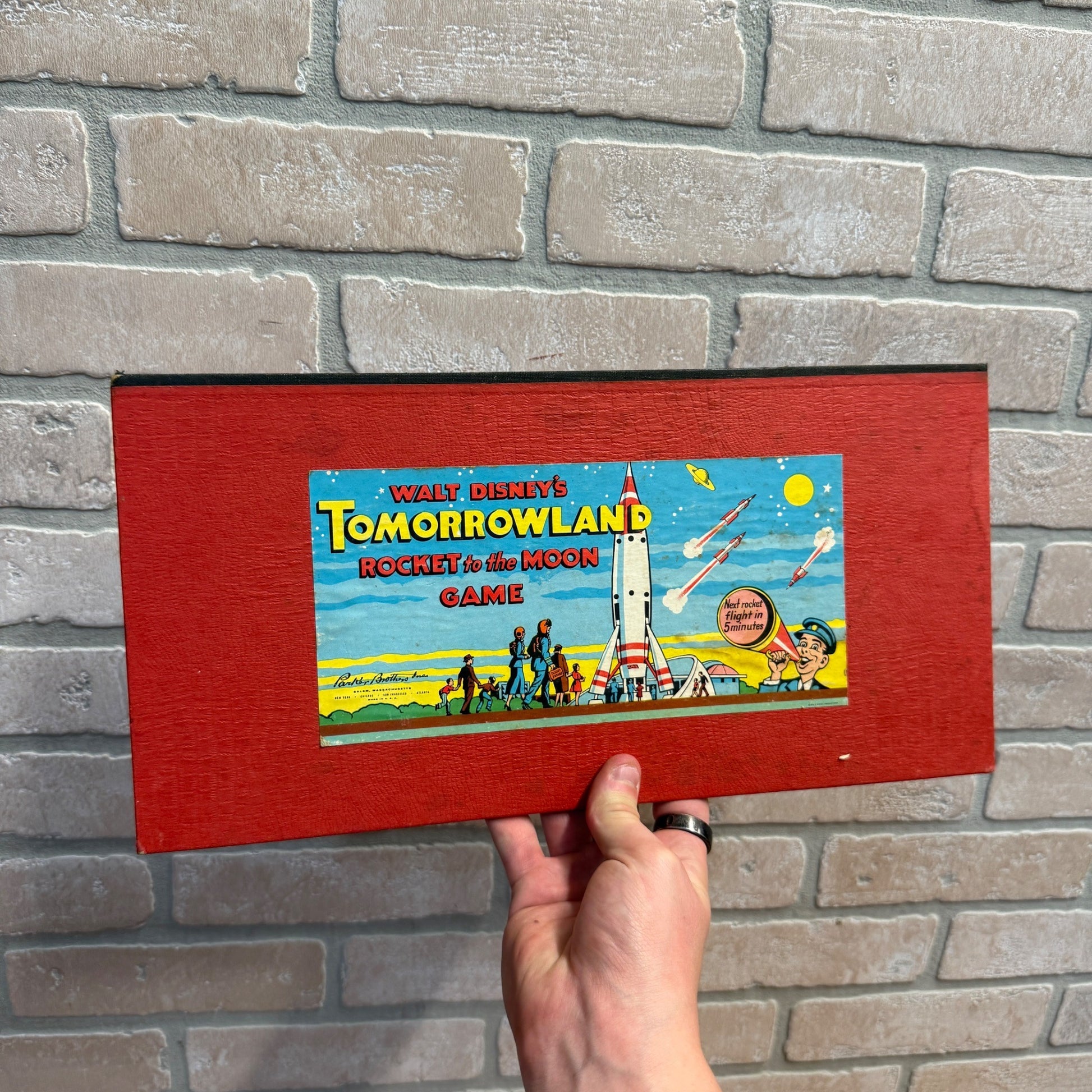 Walt Disney's Tomorrowland: Rocket to the Moon Game Board Only 1958