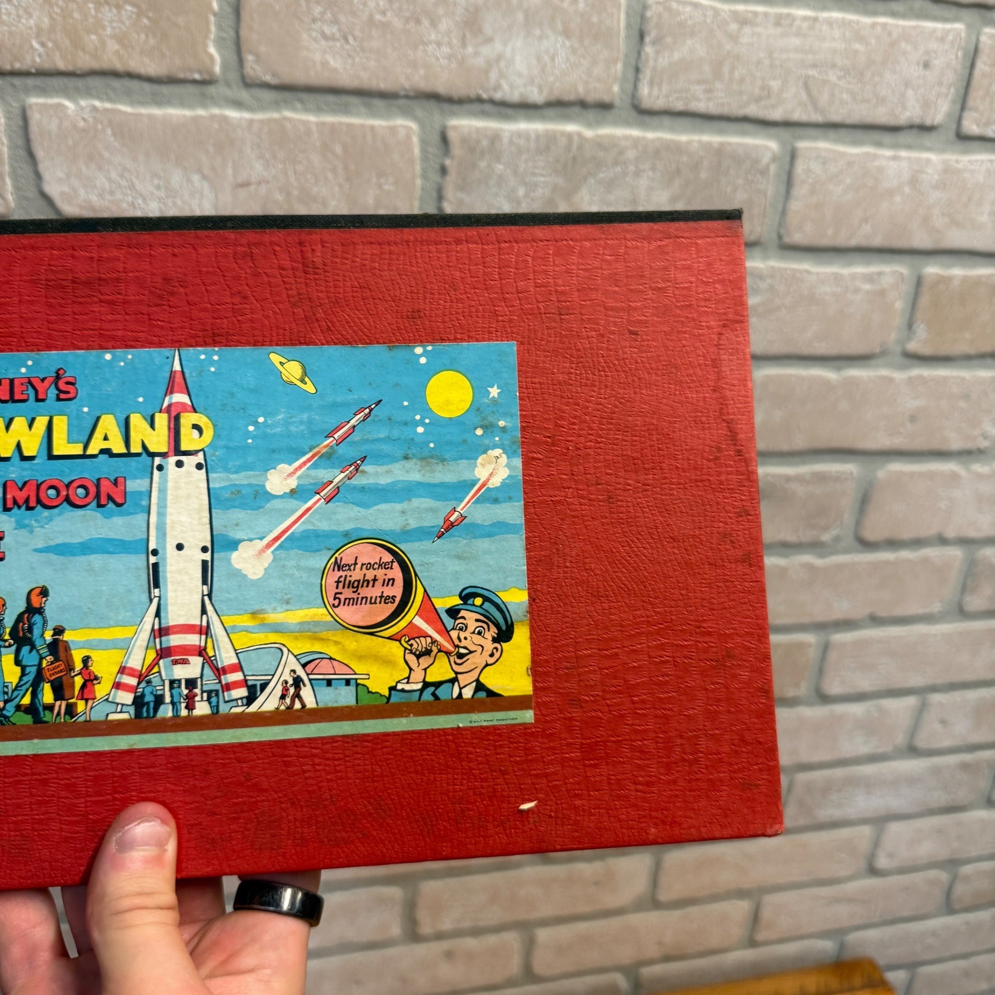 Walt Disney's Tomorrowland: Rocket to the Moon Game Board Only 1958