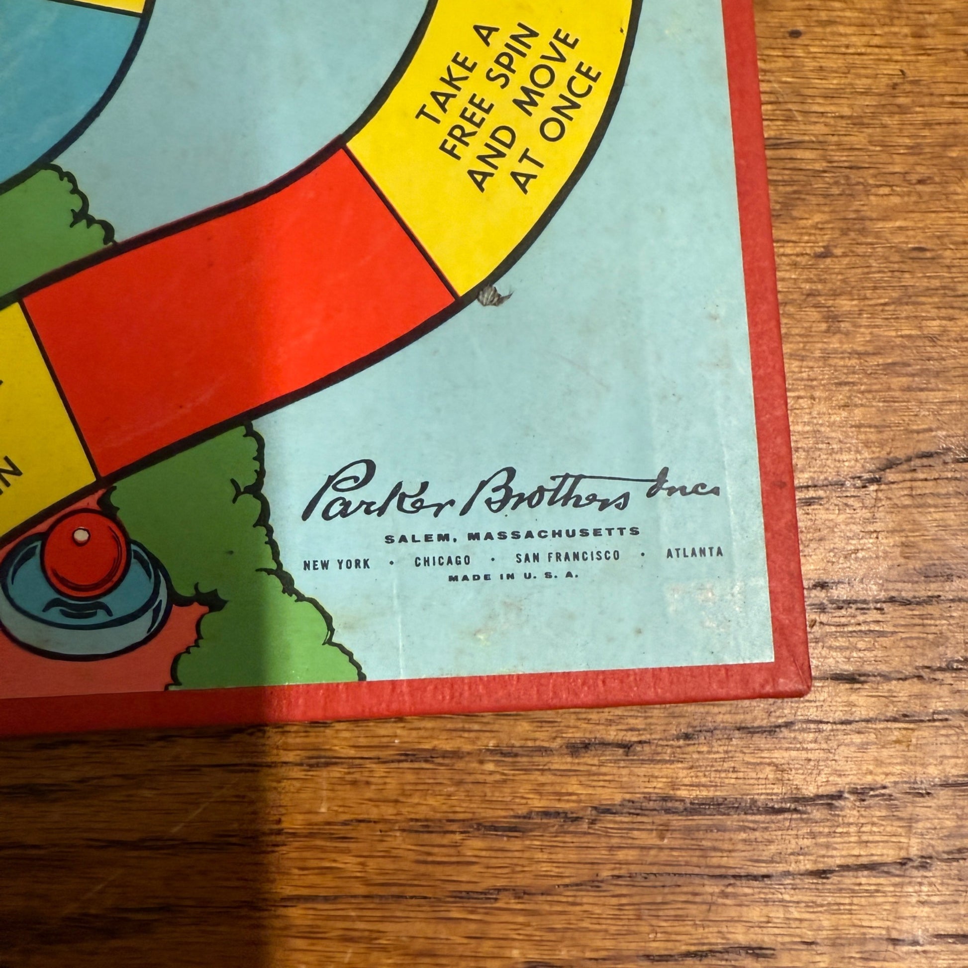 Walt Disney's Tomorrowland: Rocket to the Moon Game Board Only 1958