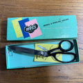WISS 9” Model C Pinking Shears Vintage Black Handle 3-1/2” Length Cut w/ Box