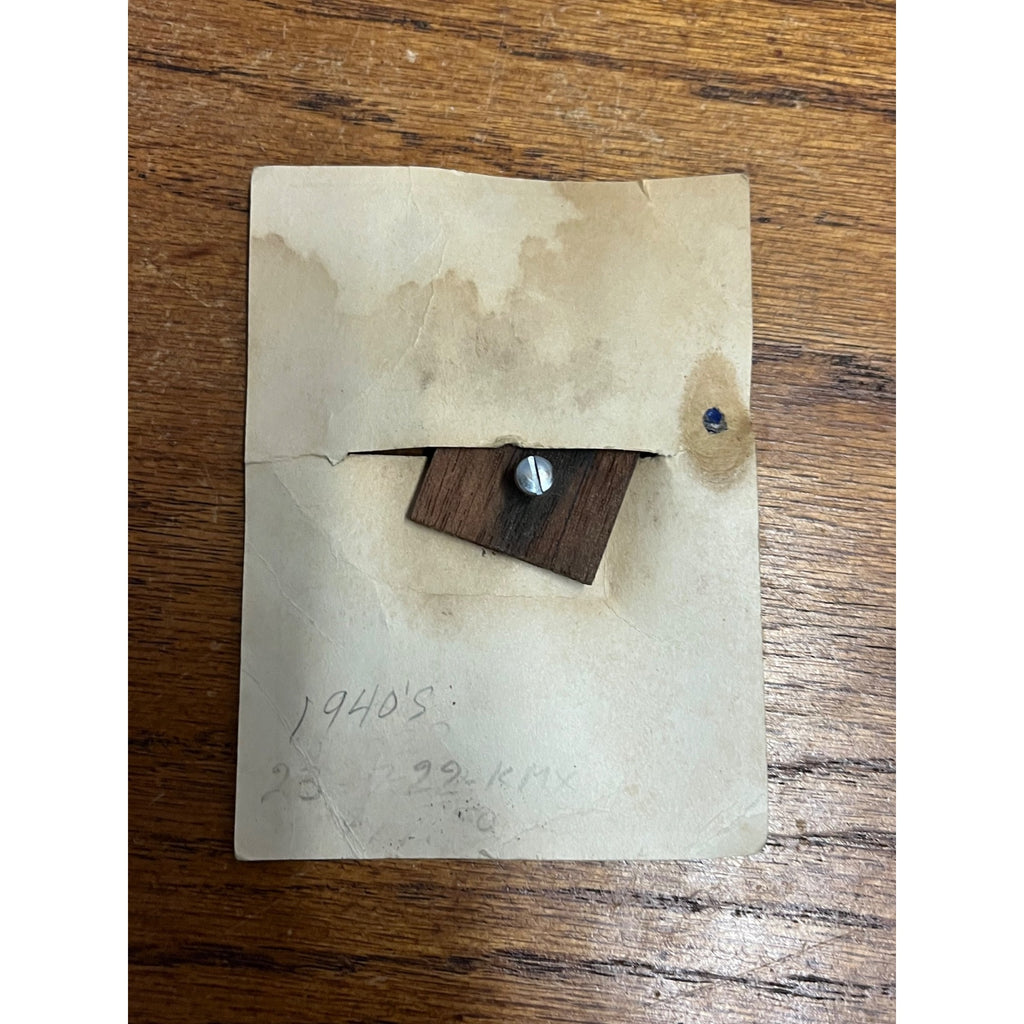 WWII Wooden Kilroy Was Here Pocket Peeper Peekie On Original Card WW2 Vintage