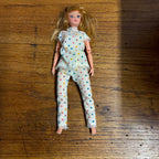 Vintage Uneeda Doll Jointed Polka Dot Outfit 1970s 1960s