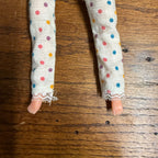 Vintage Uneeda Doll Jointed Polka Dot Outfit 1970s 1960s