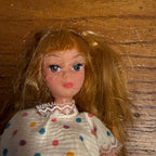 Vintage Uneeda Doll Jointed Polka Dot Outfit 1970s 1960s