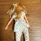 Vintage Uneeda Doll Jointed Polka Dot Outfit 1970s 1960s