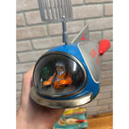 Masudaya MT Modern Toys Japan Tin Battery Op Planet Explorer Space Ship w/ Box