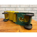 Vintage Buddy L City Dray Pressed Steel Toy Truck 19" Yellow / Green