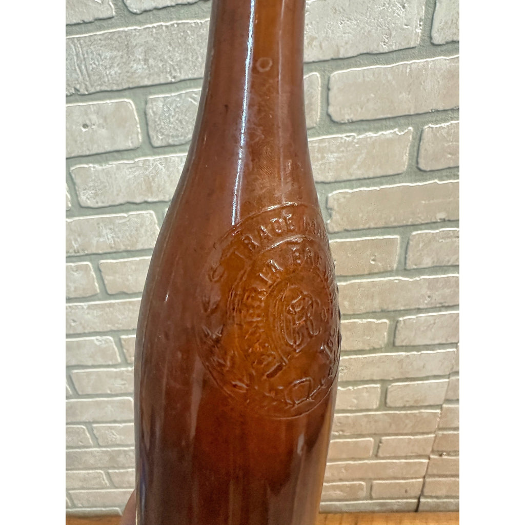 Pre-Pro Cambria Brewing Co. Beer Bottle 12oz Amber Brown Embossed Johnstown PA