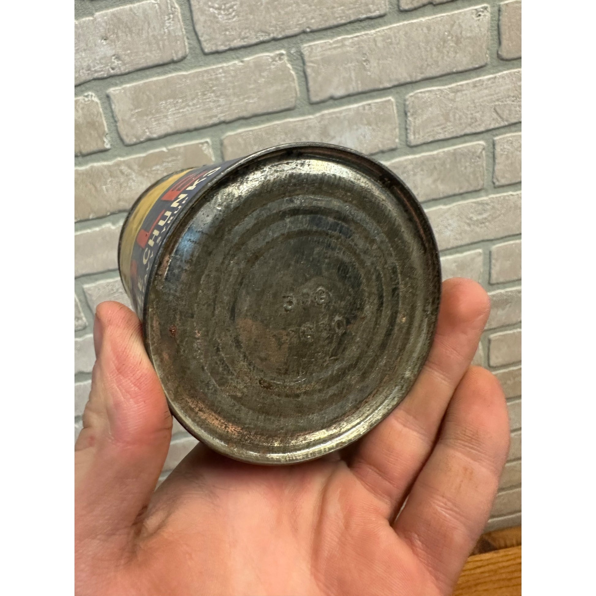 Vintage 1940s Dole Pineapple Chunks Paper Label Tin Can Advertising Kitchen
