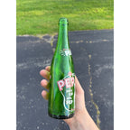 PEP 10 oz. Green ACL Soda Bottle Weight Lifter Body Builder Graphic 1950s King Size