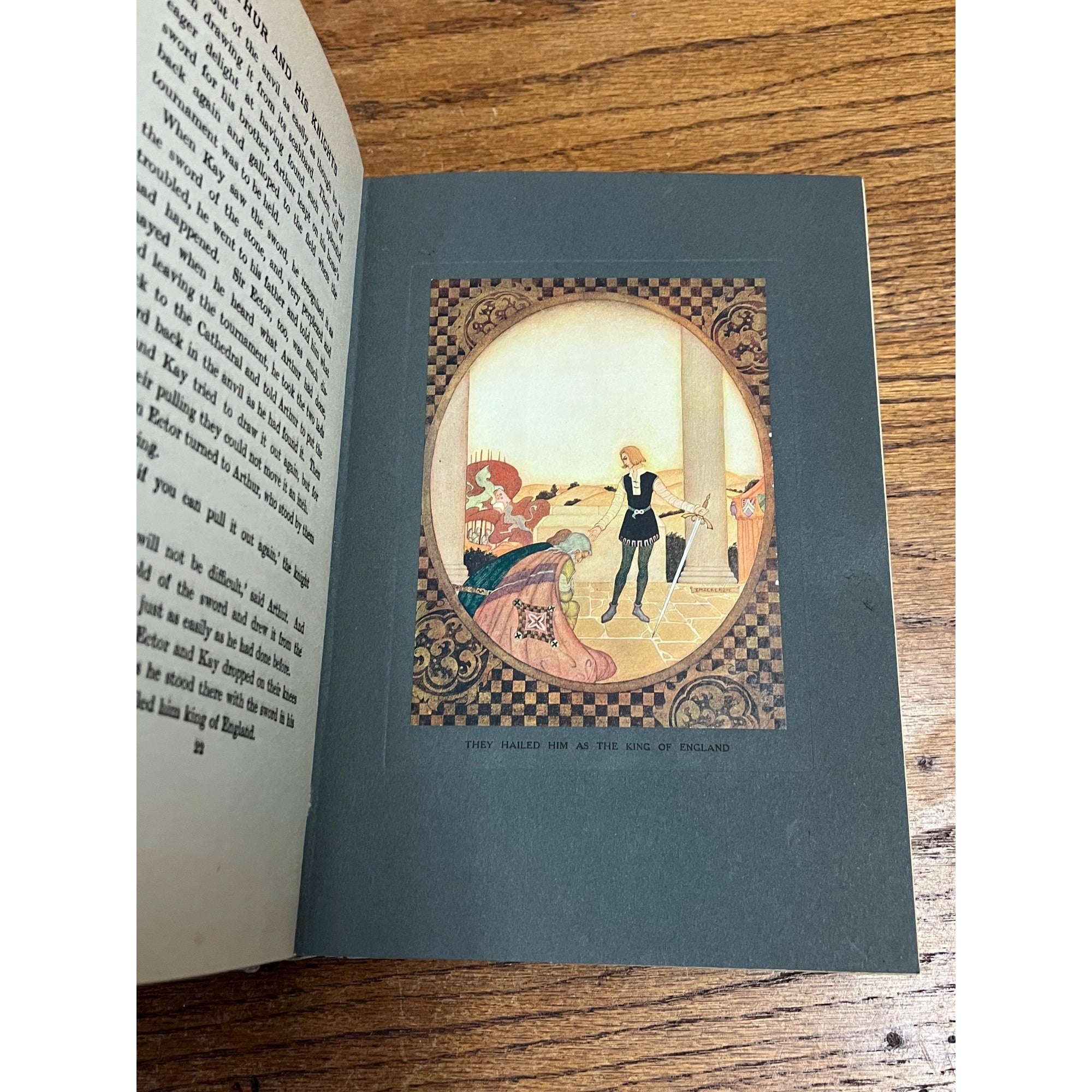 Arthur and His Knights Christine Chaundler Thomas Mackenzie 1920 Stokes HC