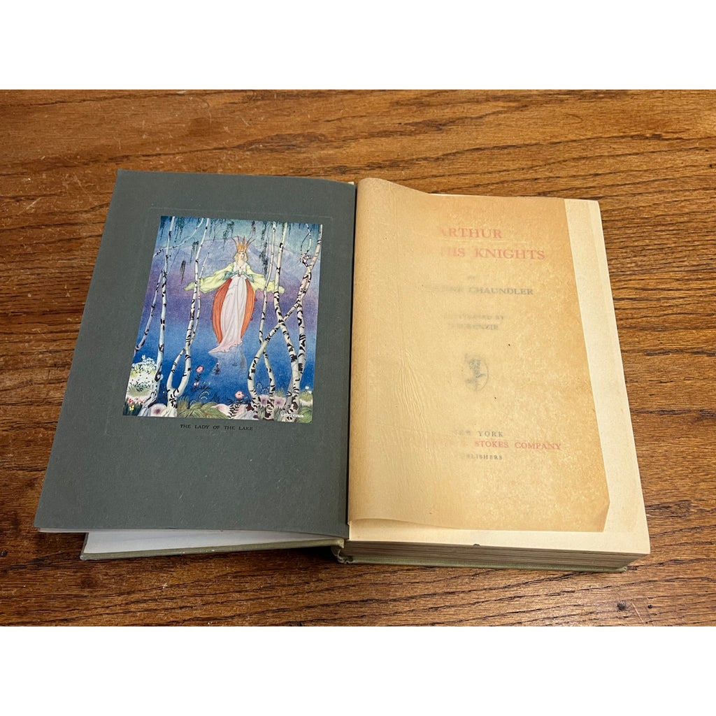 Arthur and His Knights Christine Chaundler Thomas Mackenzie 1920 Stokes HC