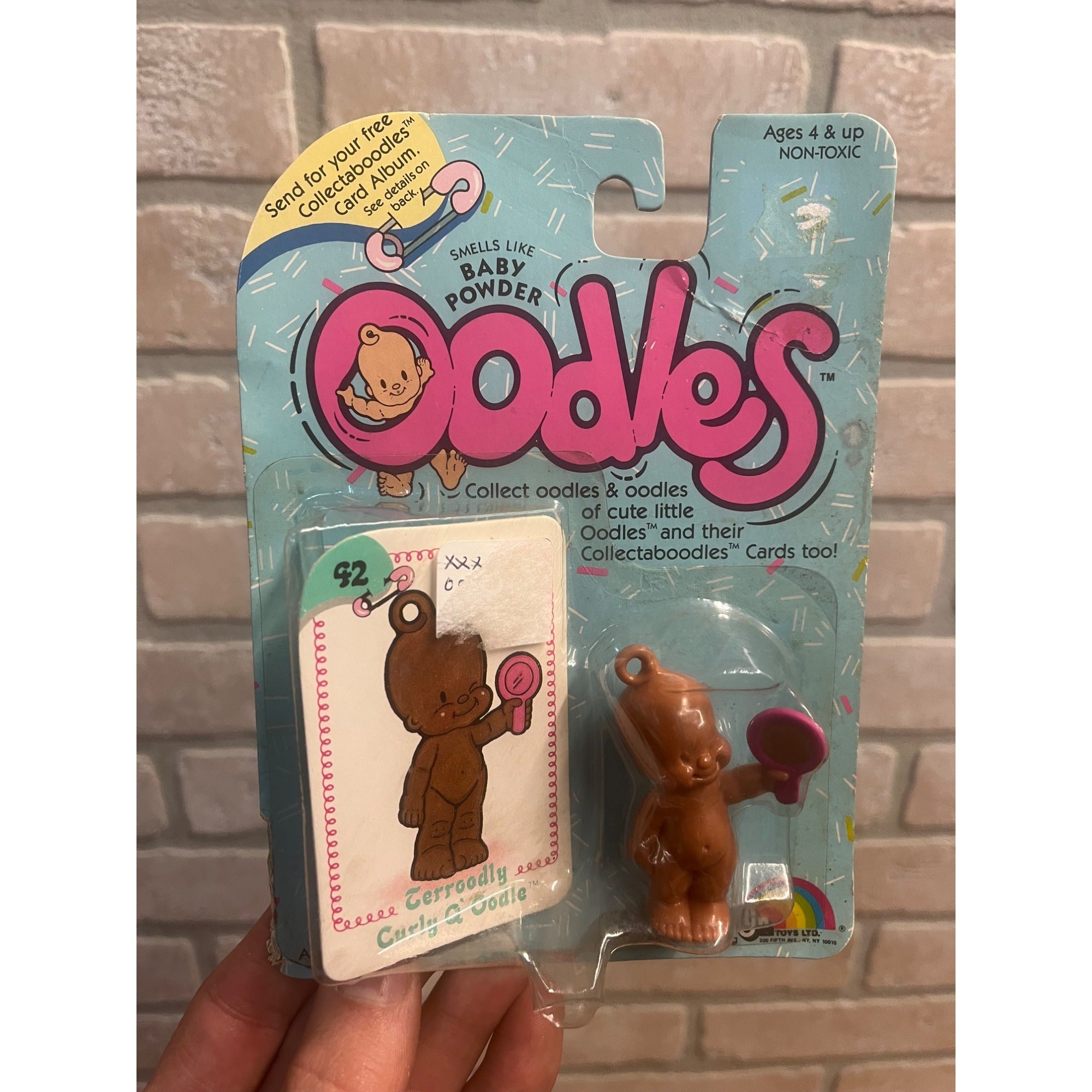 Vintage 1986 Oodles Collectible Doll LJN Toys New Old Stock Curly Q'Oodle NOS