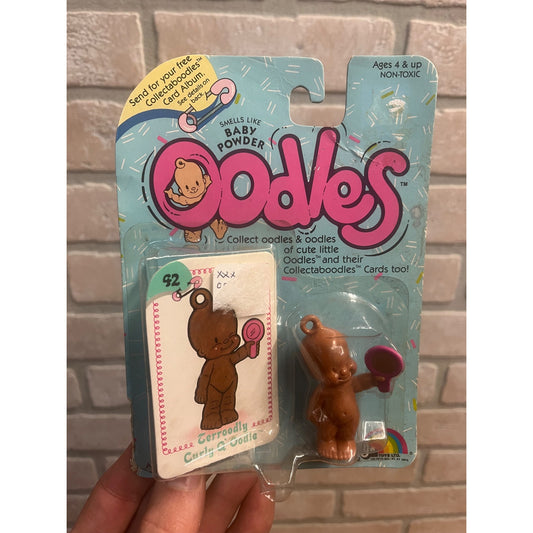 Vintage 1986 Oodles Collectible Doll LJN Toys New Old Stock Curly Q'Oodle NOS