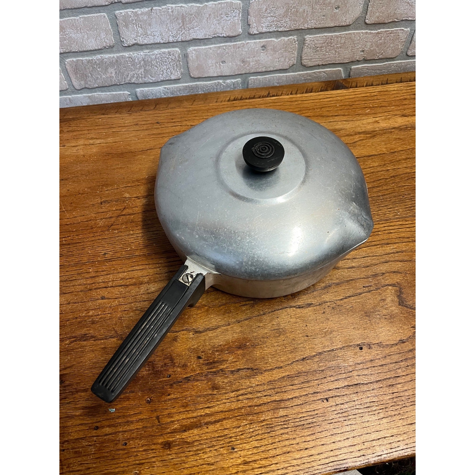 Vintage Magnalite Wagner Ware Chicken Deep Frying Pan Skillet 4569M Aluminum