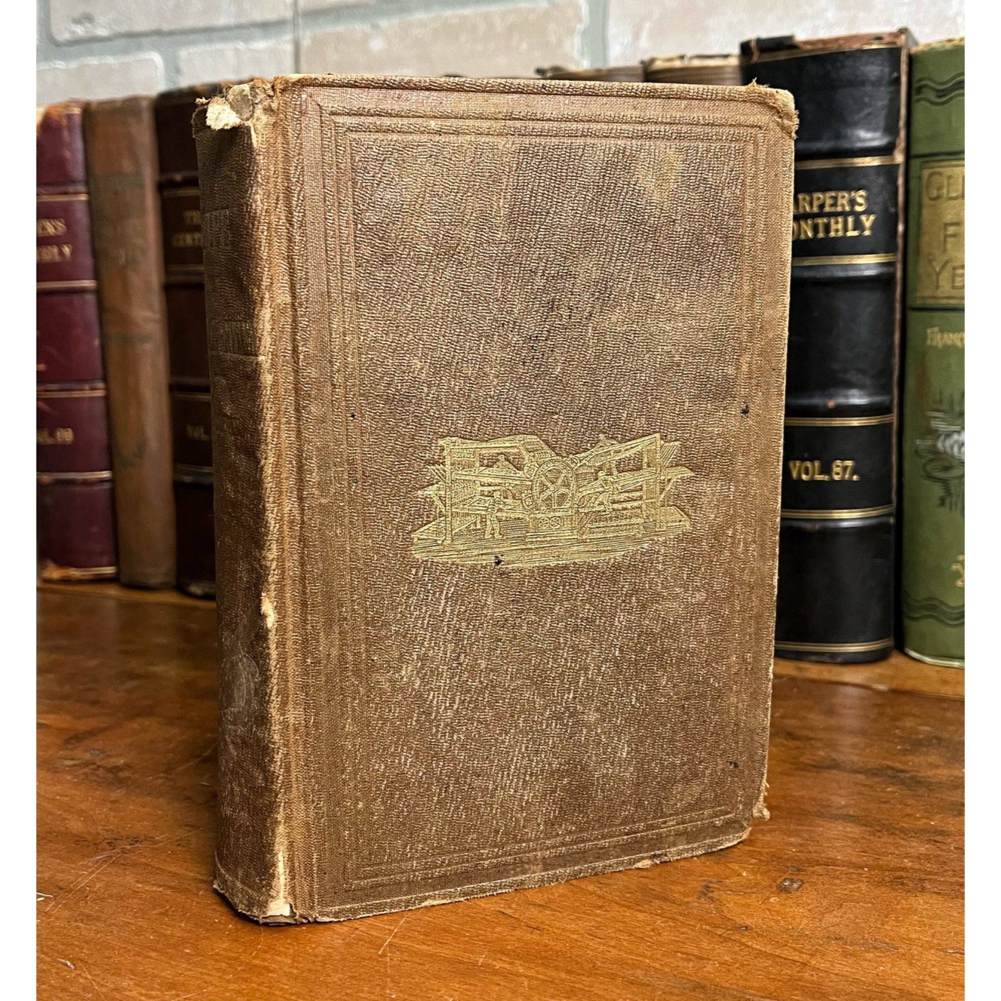 THE LIFE OF HORACE GREELEY BY J. PARTON NEW YORK TIMES 1855 VG+ HB 1ST EDITION