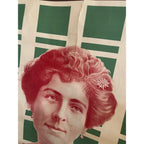 Antique 1890s Vaudeville Theatre Poster Star Boarder Show Performer Viola Bennett
