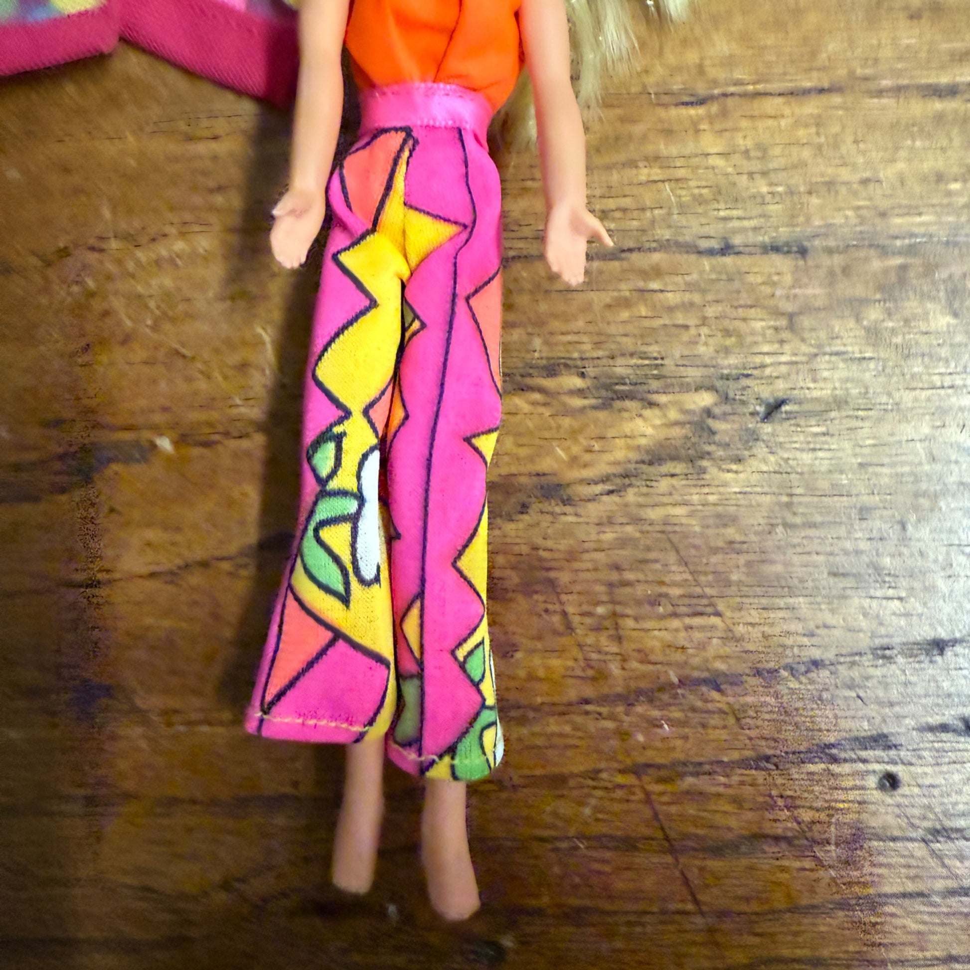 (2) Vintage 1970s Mattel Rock Flowers Dolls