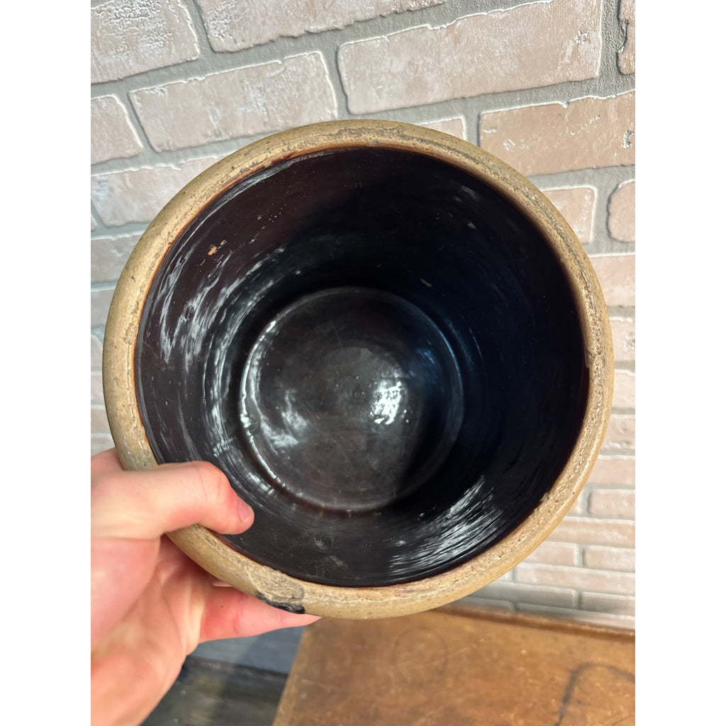 RARE Antique Red Wing Bottom Signed Salt Glazed One Gallon Stoneware Crock