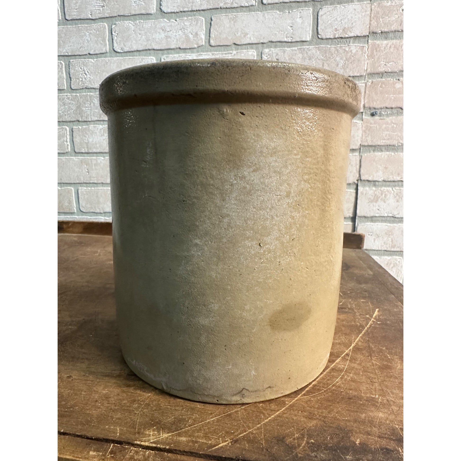 RARE Antique Red Wing Bottom Signed Salt Glazed One Gallon Stoneware Crock