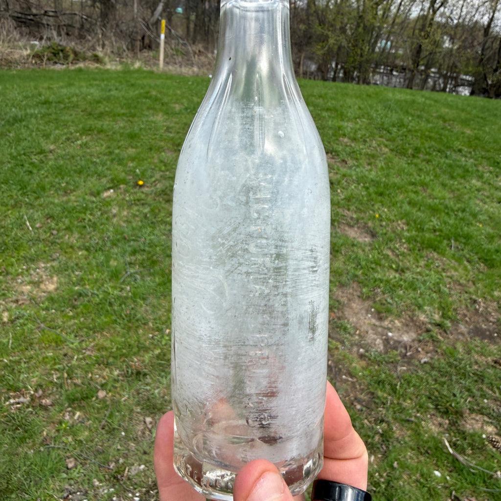 Antique 1910s George Ritter Cedarburg Wis Soda Bottle Embossed 7-1/2 Oz