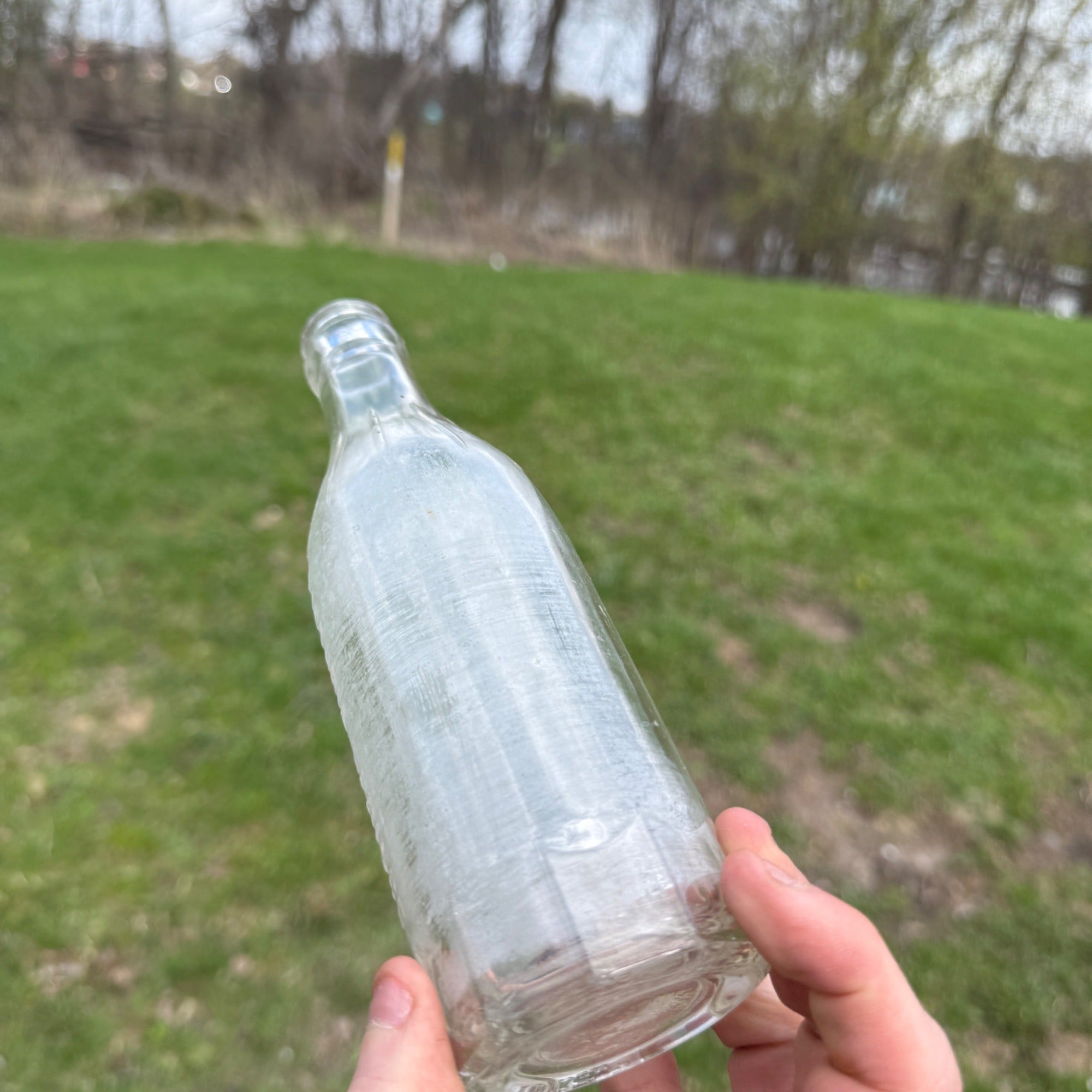 Antique 1910s George Ritter Cedarburg Wis Soda Bottle Embossed 7-1/2 Oz