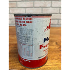 Vintage Mobile Gas Oil Freezone Anti Freeze Quart Tin Can Advertising * Dented