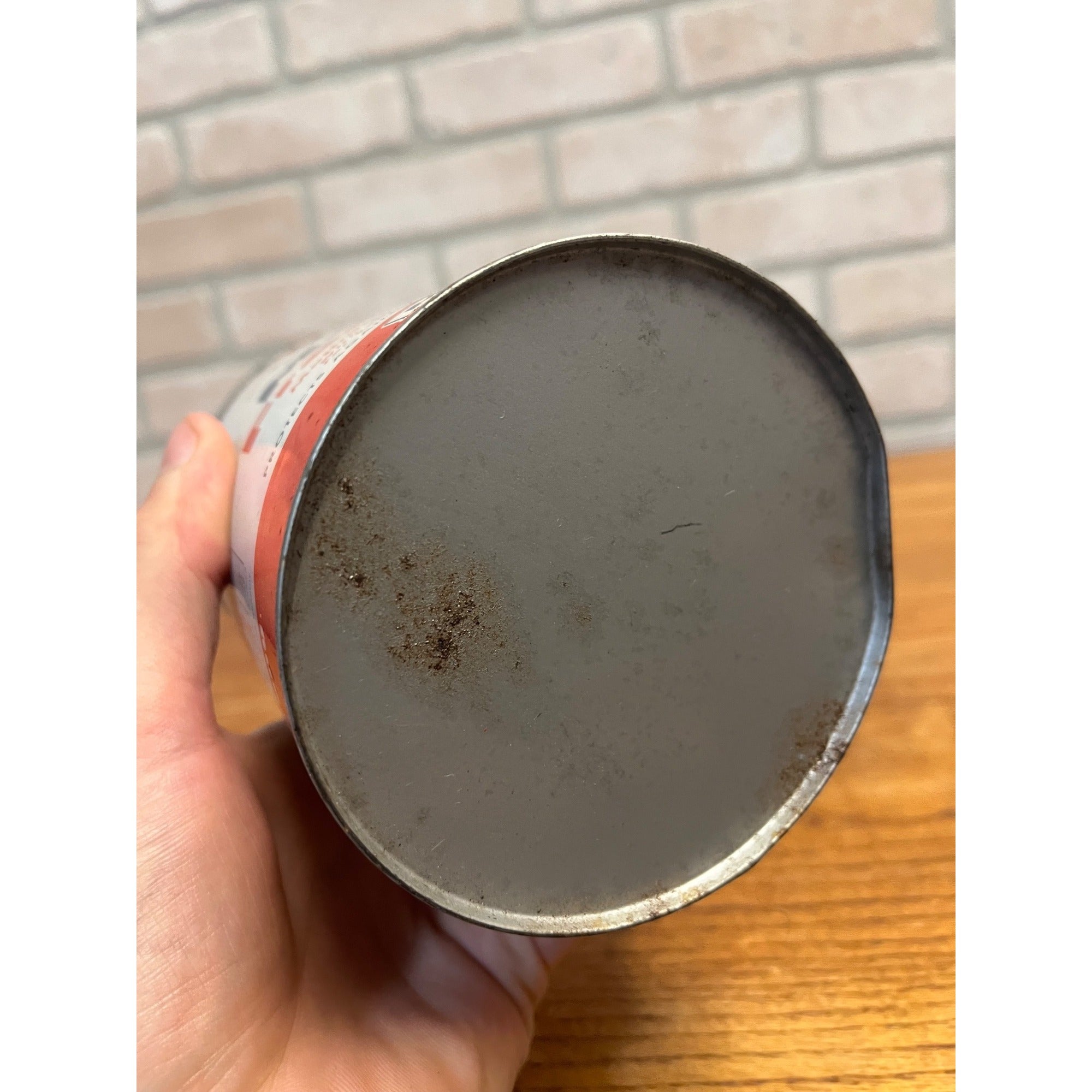 Vintage Mobile Gas Oil Freezone Anti Freeze Quart Tin Can Advertising * Dented