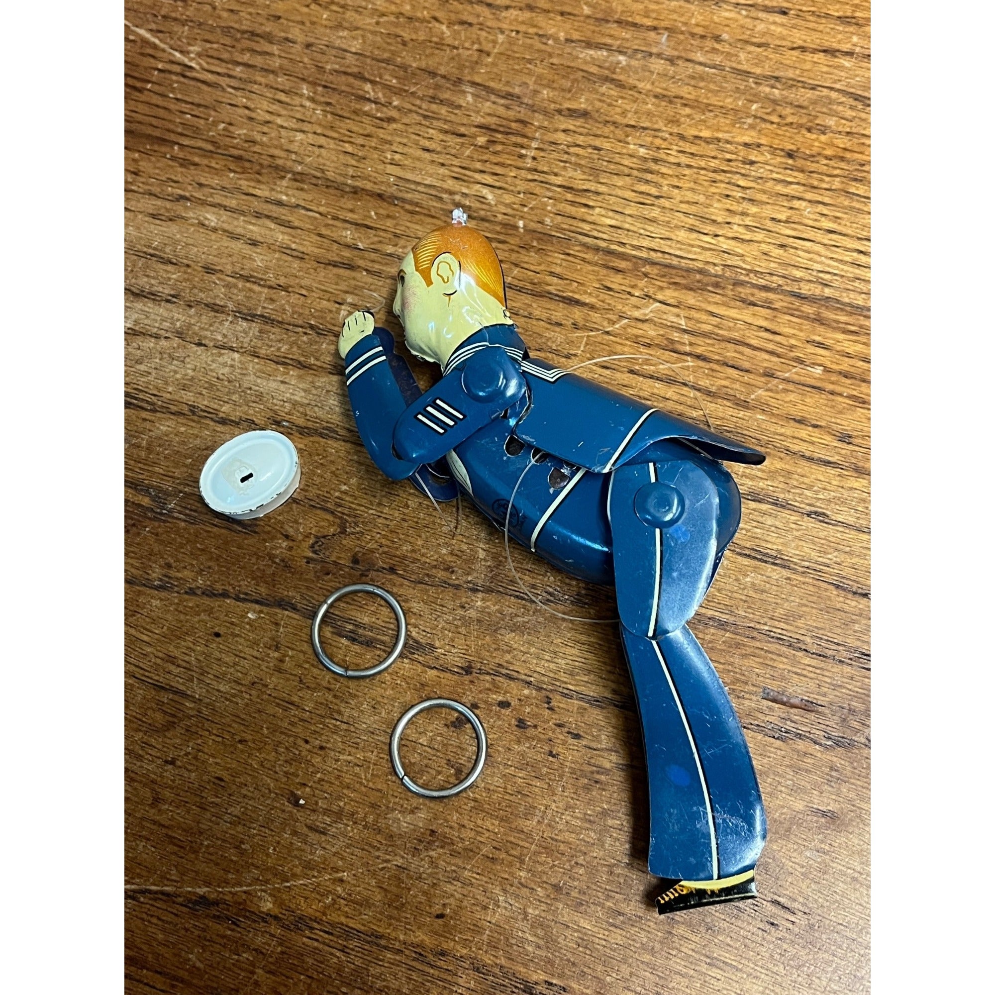 Vintage Linemar | Marx Japan | Climbing Sailor Tin Toy | FOR REPAIR OR PARTS