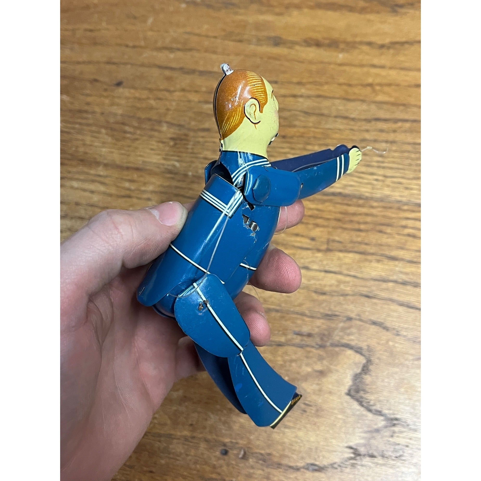 Vintage Linemar | Marx Japan | Climbing Sailor Tin Toy | FOR REPAIR OR PARTS
