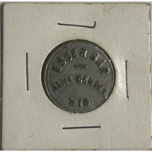 Essers Bar Alma Center Wisconsin Wis Bar Tavern Saloon 10 Cent Trade Token