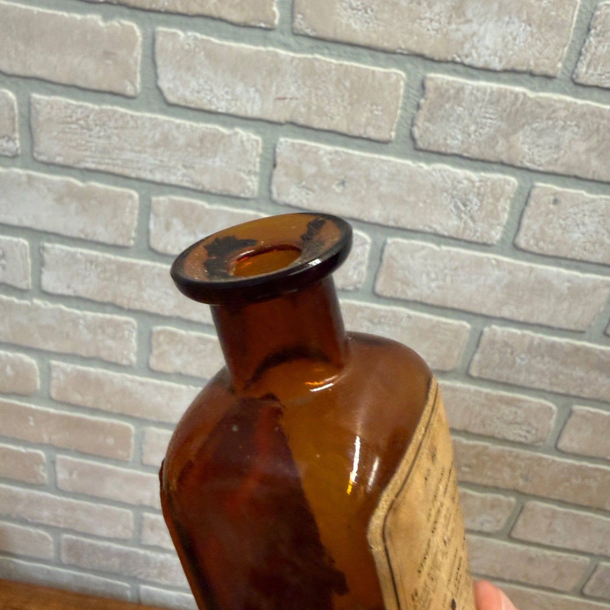 Vintage Brown Medicine Bottle Squill Apothecary John Wyeth