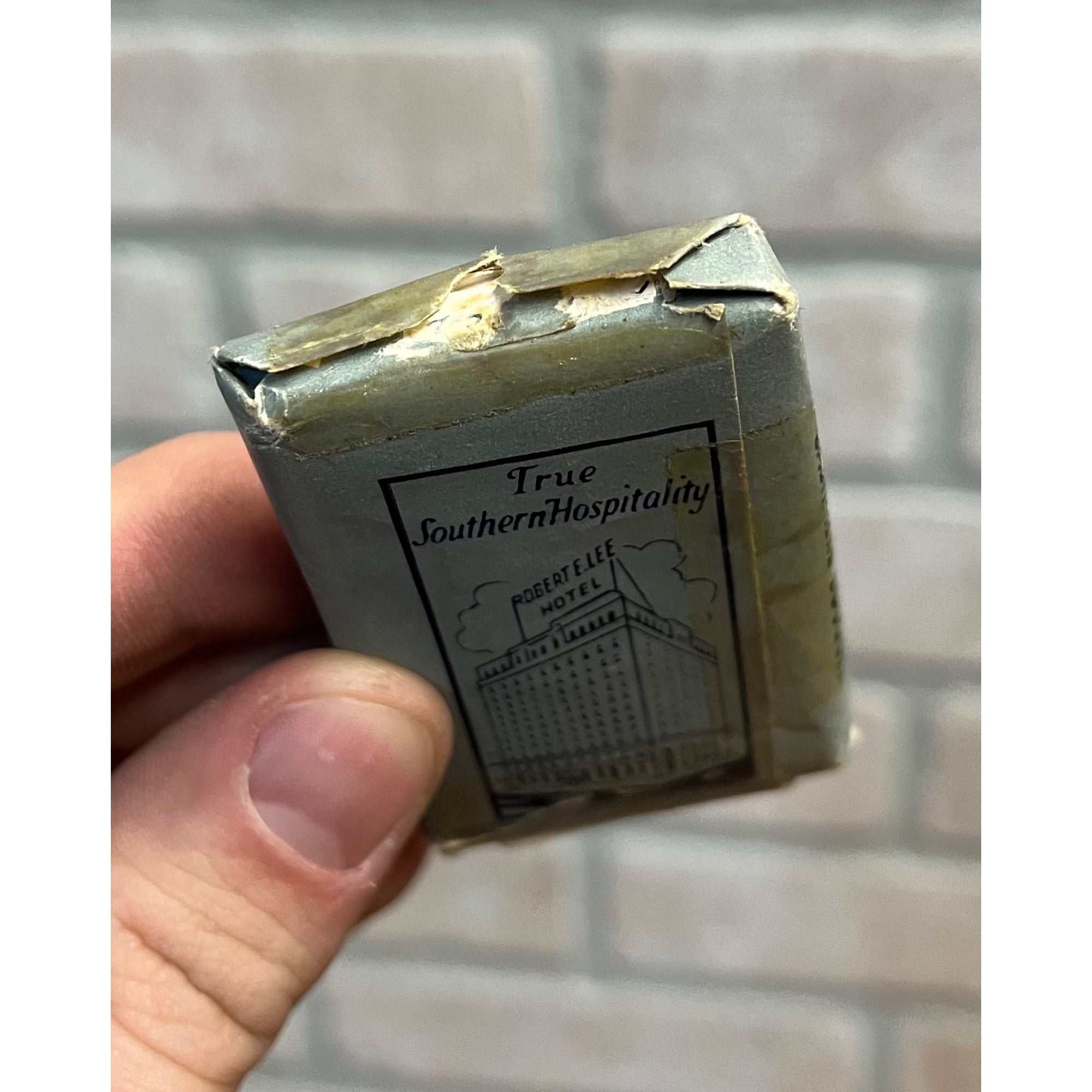 Vintage Robert E. Lee Hotel Jackson MS Mississippi Soap Bar Advertising