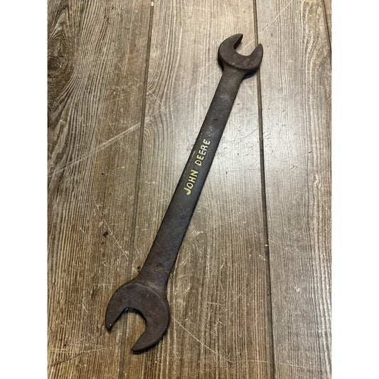 Vintage John Deere No.22509 Open End Wrench 1 1/8" x 1" Steel Implement