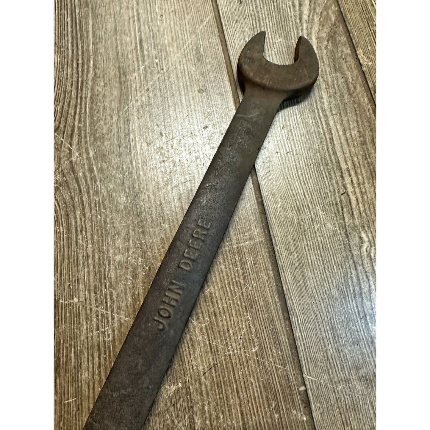 Vintage John Deere No.22509 Open End Wrench 1 1/8" x 1" Steel Implement