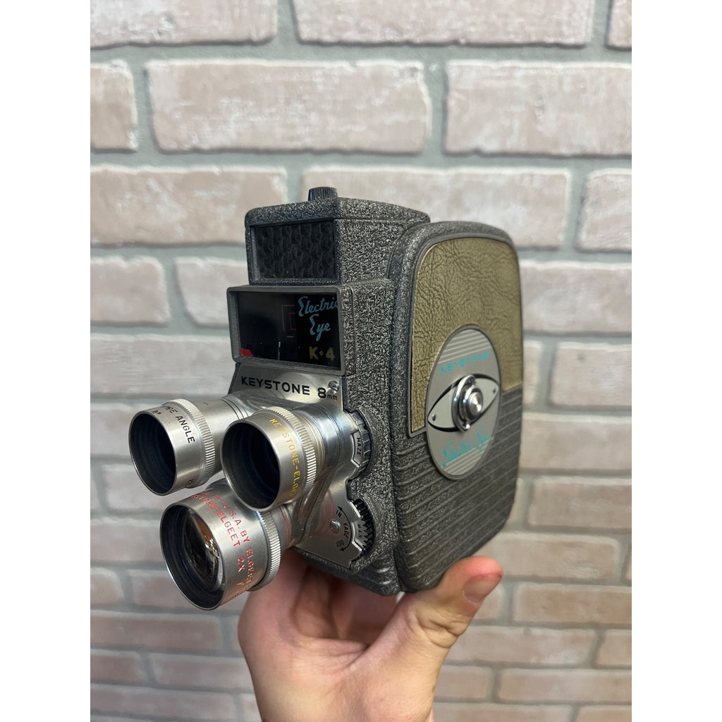 Vintage Keystone 8mm Movie Camera Electric Eye K-4 Boston, Massachusetts USA Circa 1960 Untested