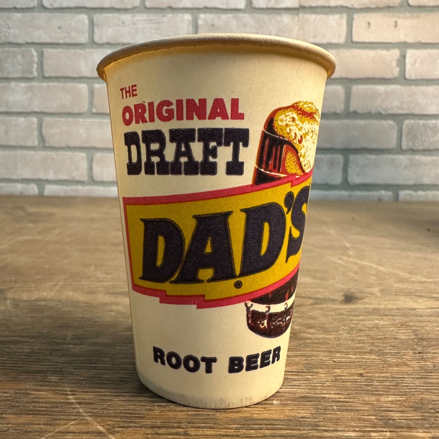 Vintage Dads Root Beer Draft Mug Sample Soda Promotional Cup 6oz