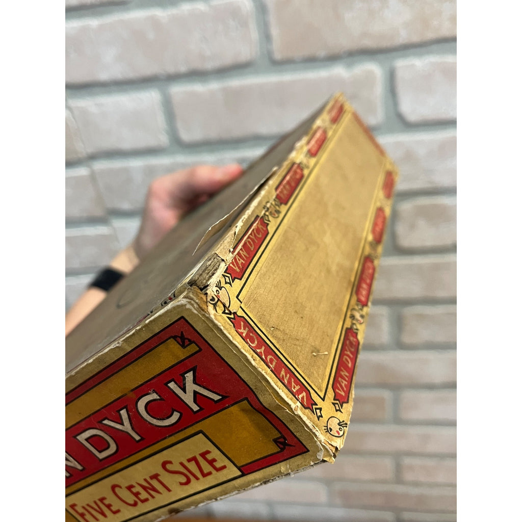 Vintage Van Dyck Cigar Box Pressed Cardboard Advertising General Cigar Co.