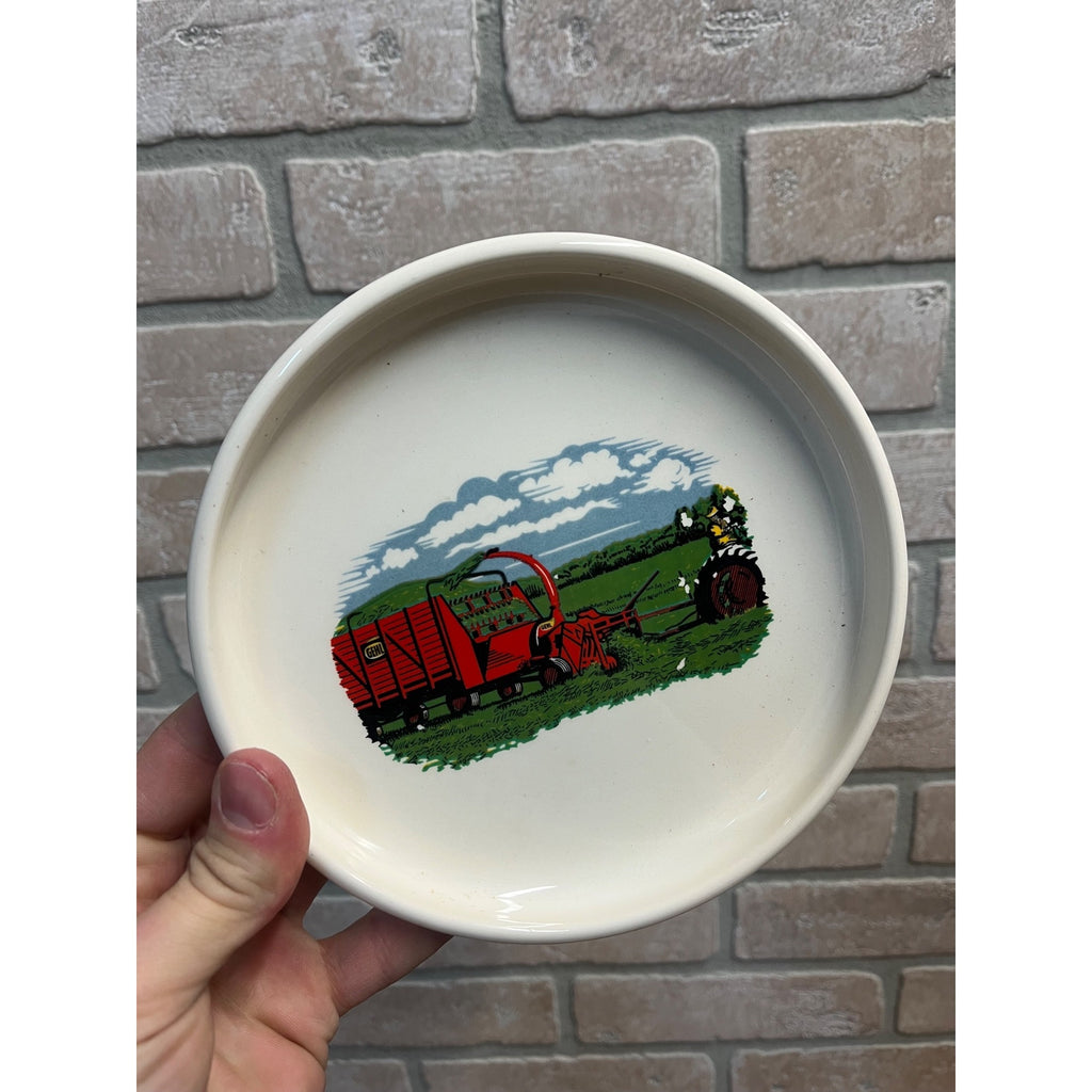 Vintage Gehl Farm 100 Anniversary Ceramic Candy Dish Ashtray West Bend WI 1959
