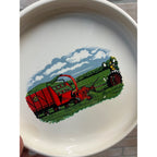 Vintage Gehl Farm 100 Anniversary Ceramic Candy Dish Ashtray West Bend WI 1959